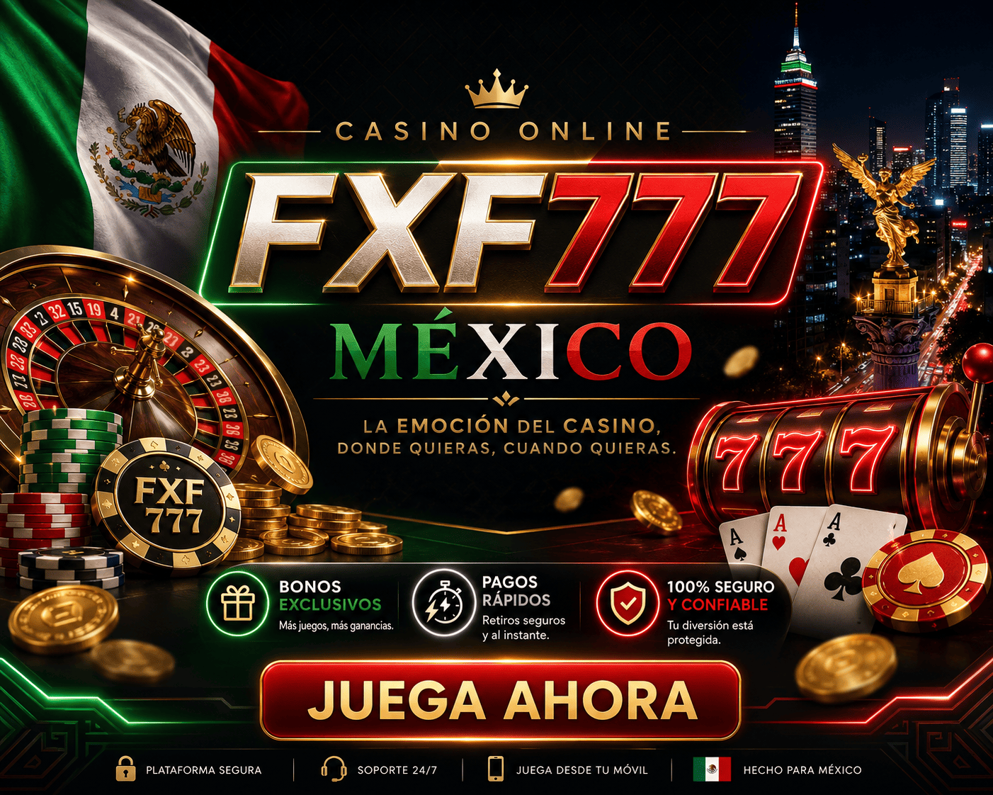 fxf777 - visual principal del casino Lobby de casino de fxf777 con rodillos, mesas de juego y navegacion movil